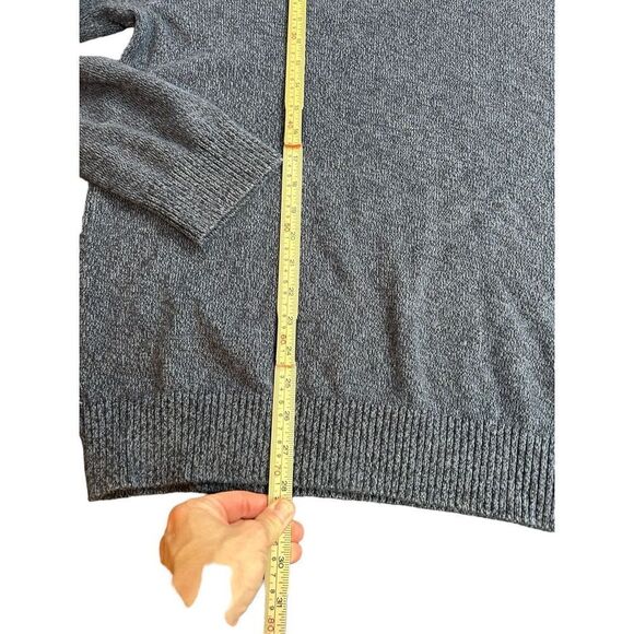 Calvin Klein 1/4 zip blue and black sweater pullover size large (no tag size) - Picture 5 of 10